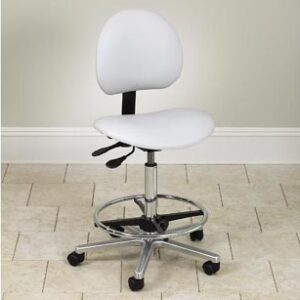 Clinton 2166-W Lab Stool with Countour Seat